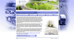 Desktop Screenshot of dopravni-inzenyrske-stavby.algon.cz