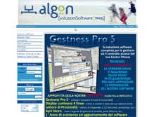Tablet Screenshot of algon.it